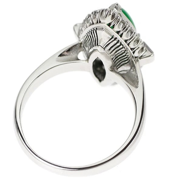 PT900 JADE DIAMOND RING - 2