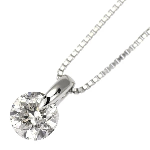 PT900/ PT850 DIAMOND PENDANT NECKLACE: Pt900/ Pt850 Diamond Pendant Necklace Brand: None Type: pendant necklace Material: Metal Pt900/ Pt850 Main Stone/Creation Natural Color: Platinum Size: