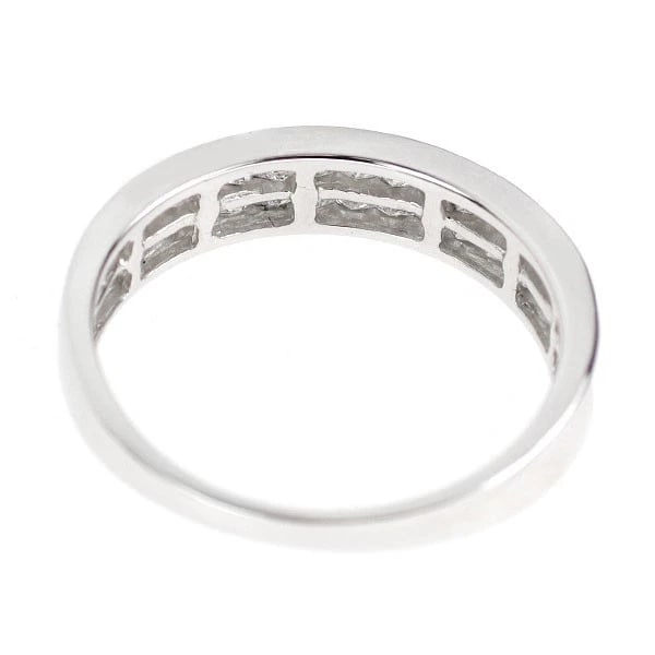 K18WG DIAMOND RING - 2