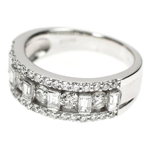 K18WG DIAMOND RING - 2