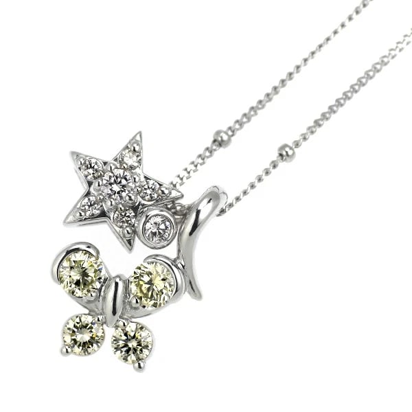 TOMOKO KOTERA PT900/ PT850 DIAMOND PENDANT NECKLACE: Tomoko Kotera Pt900/ Pt850 Diamond Pendant Necklace Brand: None Type: pendant necklace Material: Metal Pt850 Main Stone/Creation Natural Color: None Size: Necklace: Chain Length 38?47