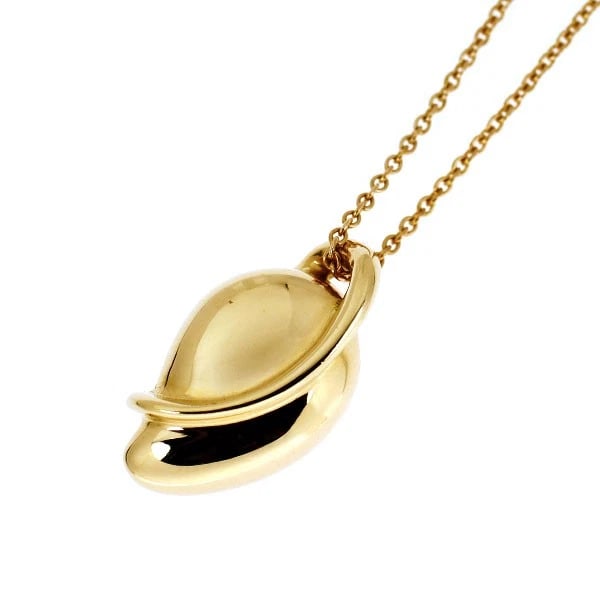 TIFFANY & CO K18YG PENDANT NECKLACE: Tiffany & Co K18YG pendant necklace Brand: Tiffany Type: pendant necklace Material: Metal K18YG Color: Gold Size: Necklace: Chain Length 41Length/Width/Diameter18.3Width/Thickness10.3 