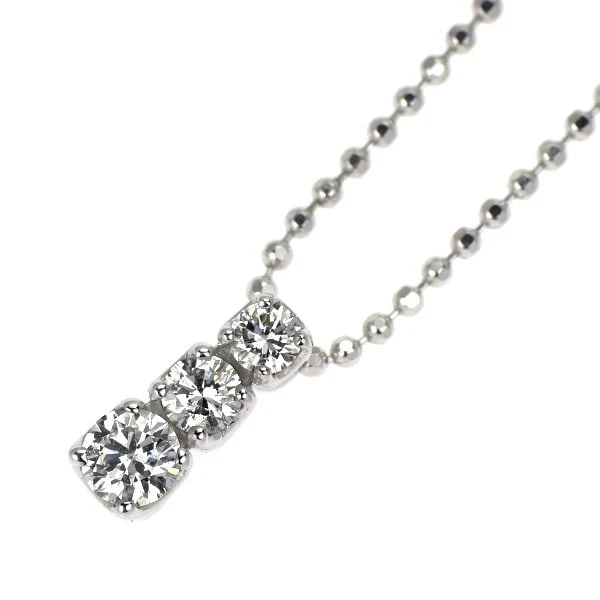 PONTE VECCHIO K18WG DIAMOND PENDANT NECKLACE (1 of 2)