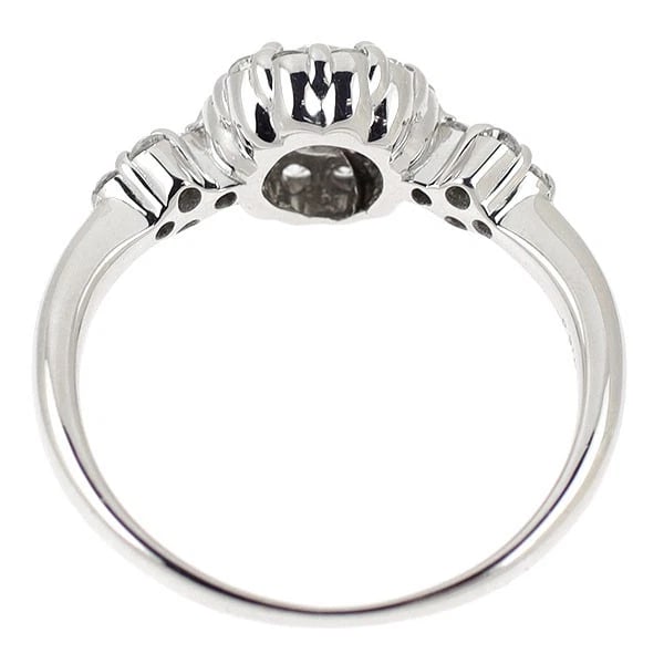 K18WG DIAMOND RING - 2