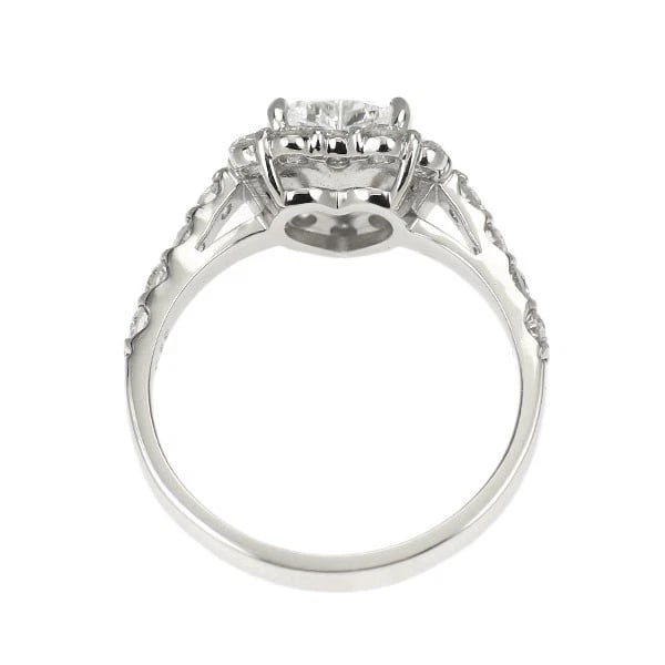 PT900 HEART SHAPE DIAMOND RING - 2