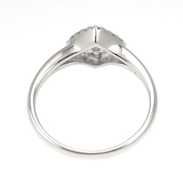 K18WG DIAMOND RING - 2