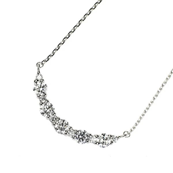 PT950/ PT850 DIAMOND PENDANT NECKLACE: Pt950/ Pt850 Diamond Pendant Necklace Brand: None Type: pendant necklace Material: Metal Pt850 Main Stone/Creation Natural Color: None Size: Necklace: Chain Length