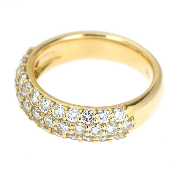 K18YG DIAMOND RING - 2