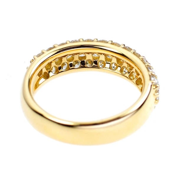 K18YG DIAMOND RING - 3