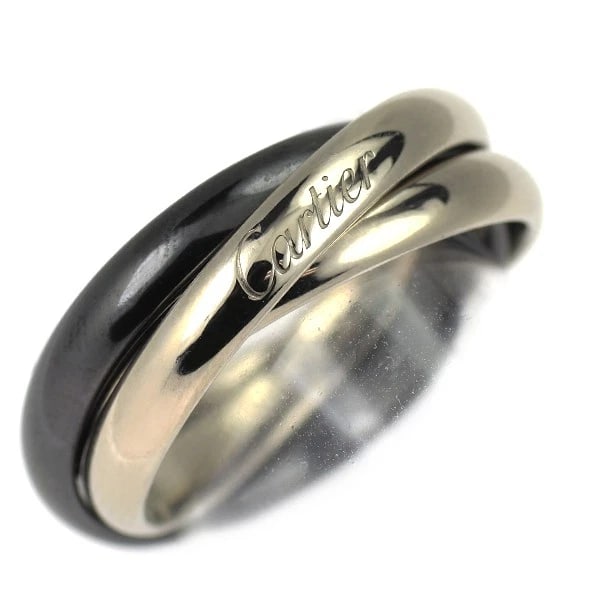CARTIER CERAMIC/ K18WG RING (1 of 2)