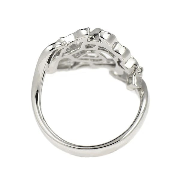 K18WG DIAMOND RING - 3