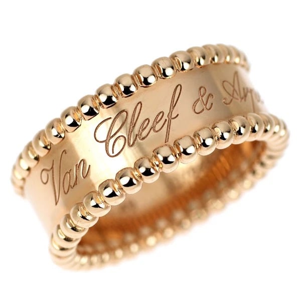 VAN CLEEF & ARPELS K18PG RING: Van Cleef & Arpels K18PG Ring Brand: Van Cleef & Arpels Type: ring Material: Metal K18PG Color: pink gold Size: 4.75 - 5 US Accessories: None Accessories Notice: When purchasing pre-owned