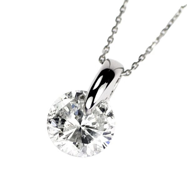 PT950/ PT850 DIAMOND PENDANT NECKLACE: Pt950/ Pt850 Diamond Pendant Necklace Brand: None Type: pendant necklace Material: Metal Pt950/ Pt850 Main Stone/Creation Natural Color: Platinum Size: Necklace: Chain Length 40