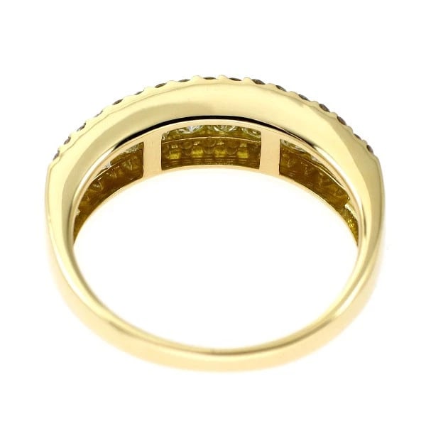 K18YG DIAMOND RING - 2