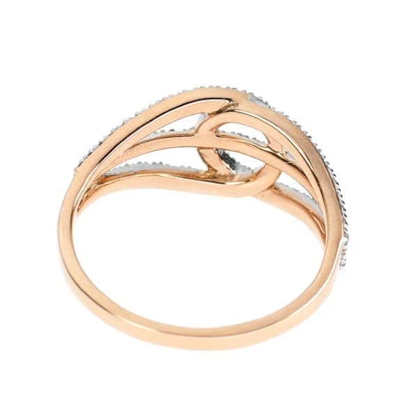 K18WG/PG DIAMOND RING - 2