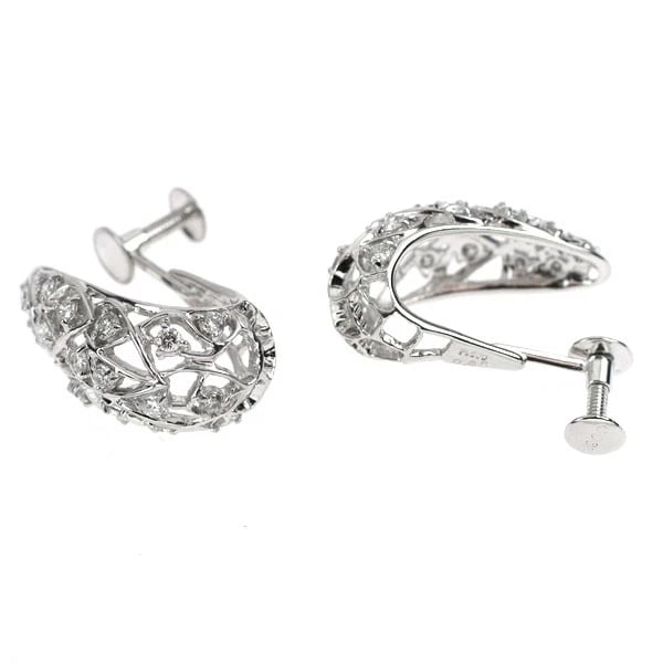 PT900 DIAMOND EARRING - 2