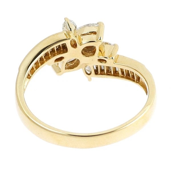 K18YG DIAMOND RING - 2