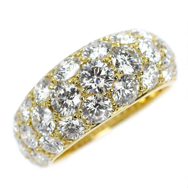 GIMMEL K18YG DIAMOND RING (1 of 2)