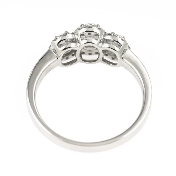 PT950 OVAL DIAMOND RING - 2