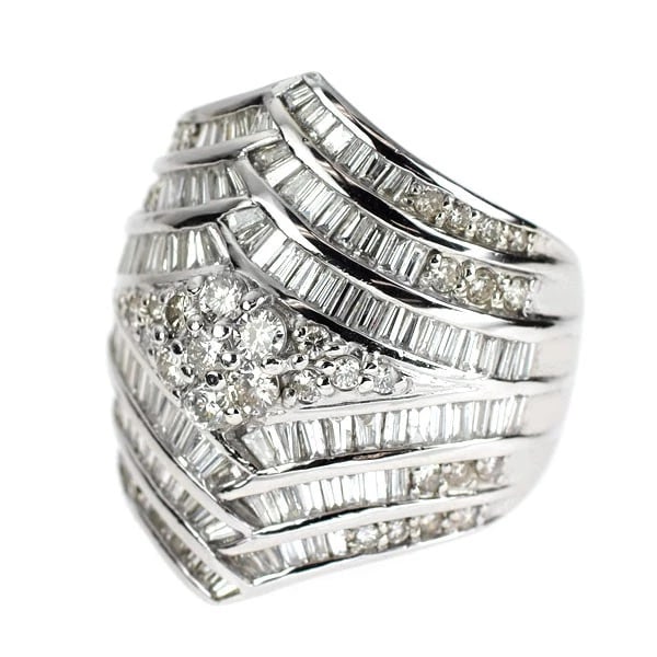 PT900 DIAMOND RING - 2