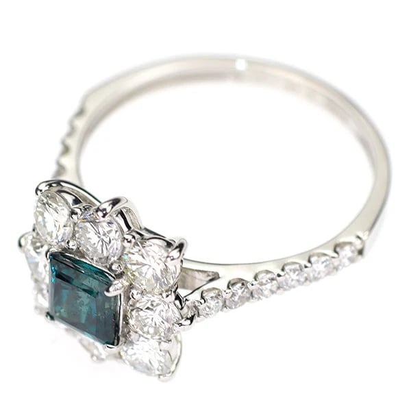 PT950 BRAZILIAN ALEXANDRITE DIAMOND RING: Pt950 Brazilian Alexandrite Diamond Ring Brand: None Type: ring Material: Metal Pt950 Main Stone/Creation alexandrite Color: None Size: 6 US Accessories: None Accessories Notice: When