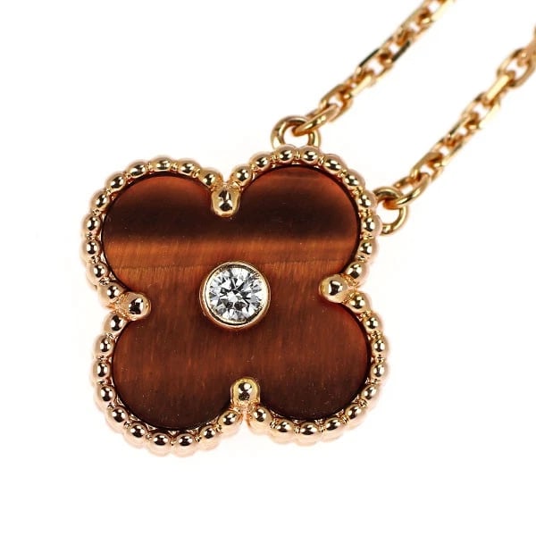 VAN CLEEF & ARPELS K18PG BULLSEYE DIAMOND PENDANT NECKLACE: Van Cleef & Arpels K18PG Bullseye Diamond Pendant Necklace Brand: Van Cleef & Arpels Type: pendant necklace Material: Metal K18PG Color: None Size: Necklace: Chain Length