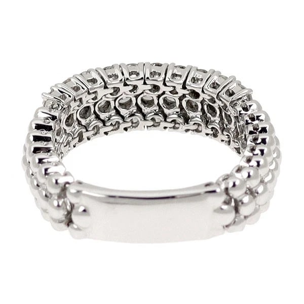 K18WG DIAMOND RING - 2