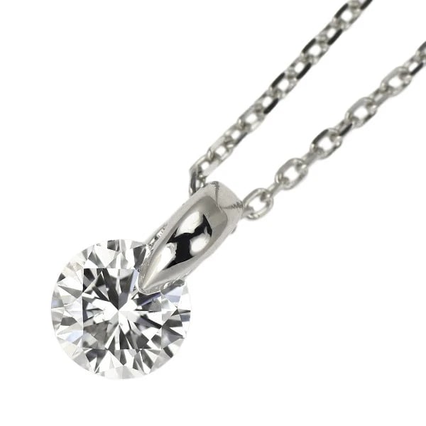 PT900/ PT850 DIAMOND PENDANT NECKLACE: Pt900/ Pt850 Diamond Pendant Necklace Brand: None Type: pendant necklace Material: Metal Pt900/ Pt850 Main Stone/Creation Natural Color: Platinum Size: Necklace: Chain Length
