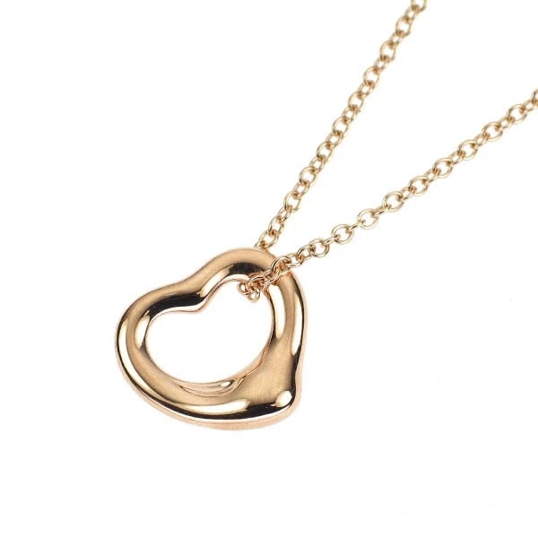 TIFFANY & CO K18PG PENDANT NECKLACE: Tiffany & Co K18PG pendant necklace Brand: Tiffany Type: pendant necklace Material: Metal K18PG Main Stone/Creation Natural Color: pink gold Size: Necklace: Chain Length 50 Length/Width/Diameter10