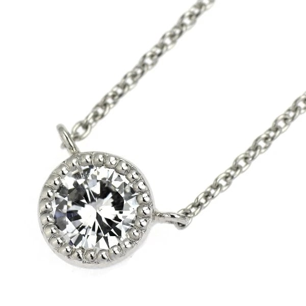 PT950/ PT850 DIAMOND PENDANT NECKLACE: Pt950/ Pt850 Diamond Pendant Necklace Brand: None Type: pendant necklace Material: Metal Pt850 Main Stone/Creation Natural Color: None Size: Necklace: Chain Length ?46