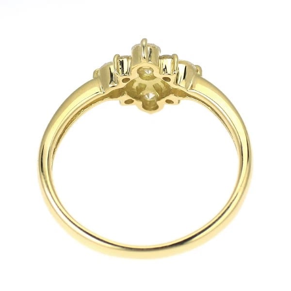 K18YG DIAMOND RING - 2