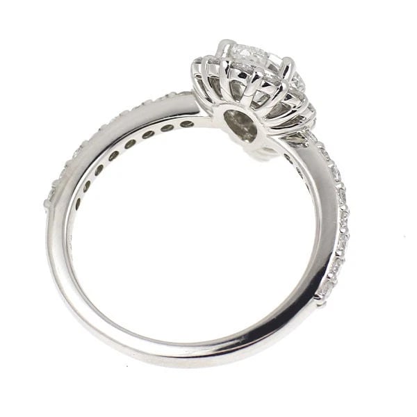 PT900 PEAR SHAPE DIAMOND RING - 2