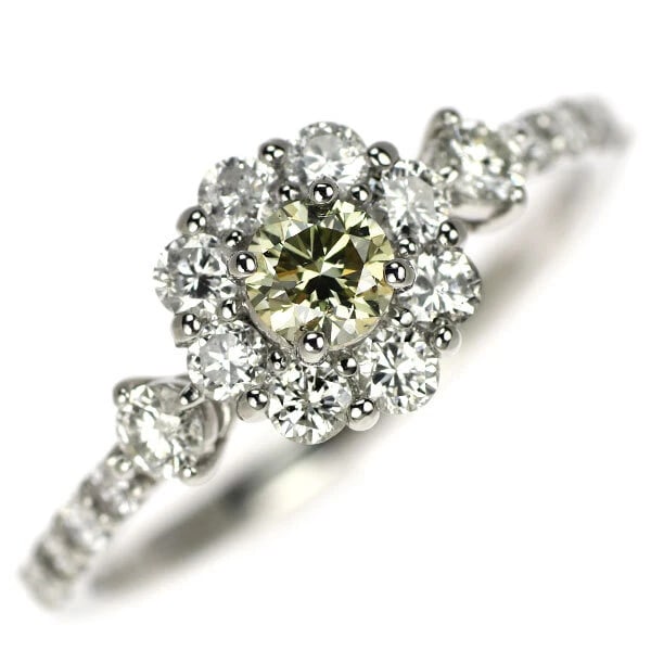 PT950 CHAMELEON DIAMOND RING (1 of 2)