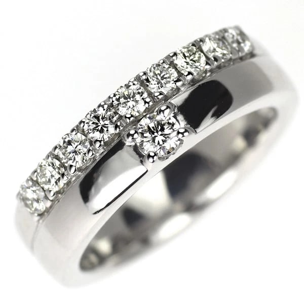 TASAKI PEARL K18WG DIAMOND RING: Tasaki Pearl K18WG Diamond Ring Brand: Tasaki Pearl Type: ring Material: Metal K18WG Main Stone/Creation Natural Color: None Size: 5.5 - 5.75 US Accessories: None Accessories Notice: When