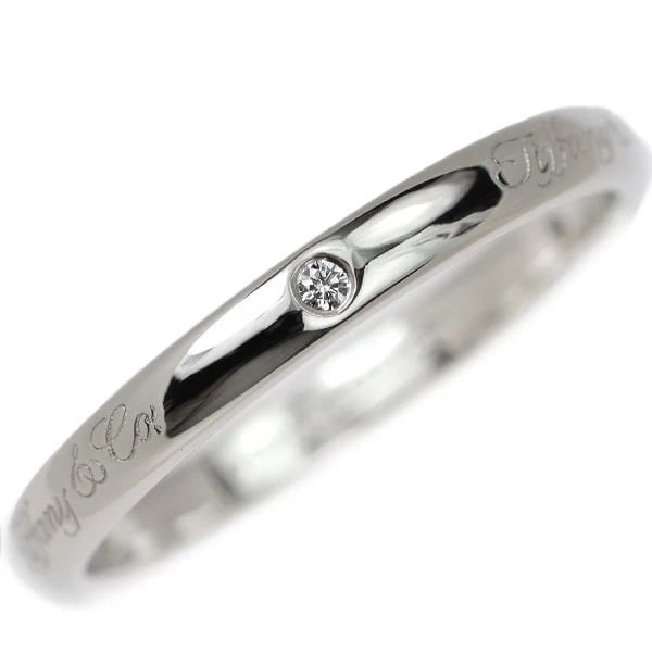TIFFANY & CO. PT950 DIAMOND NOTES LUCIDA: Tiffany & Co. Pt950 Diamond Notes Lucida Brand: Tiffany Type: ring Material: Metal Pt950 Main Stone/Creation Natural Color: Platinum Size: 9.5 US Accessories: None Accessories Notice: When