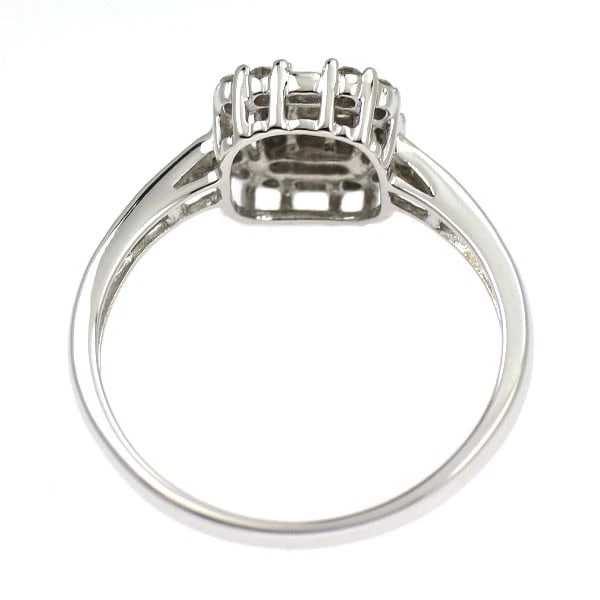 K18WG DIAMOND RING - 2