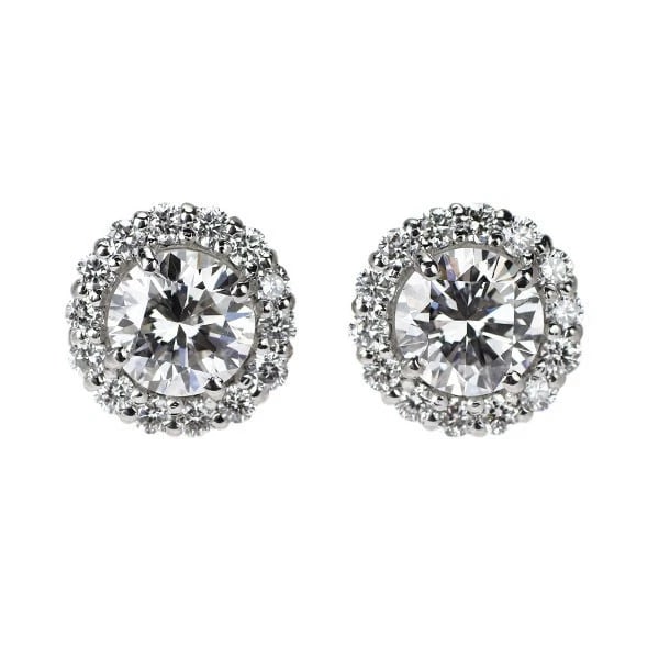 PT950/ PT900 DIAMOND EARRINGS: Pt950/ Pt900 Diamond Earrings Brand: None Type: piercing Material: Metal Pt950/ Pt900 Main Stone/Creation Natural Color: Platinum Size: Length/Width/Diameter8.4Width/Thickness8.3 Accessories:
