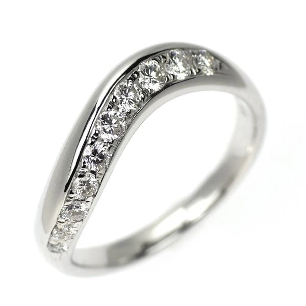 K18WG DIAMOND RING: K18WG diamond ring Brand: None Type: ring Material: Metal K18WG Main Stone/Creation Natural Color: None Size: 7.75 - 8 US Accessories: None Accessories Notice: When purchasing pre-owned go