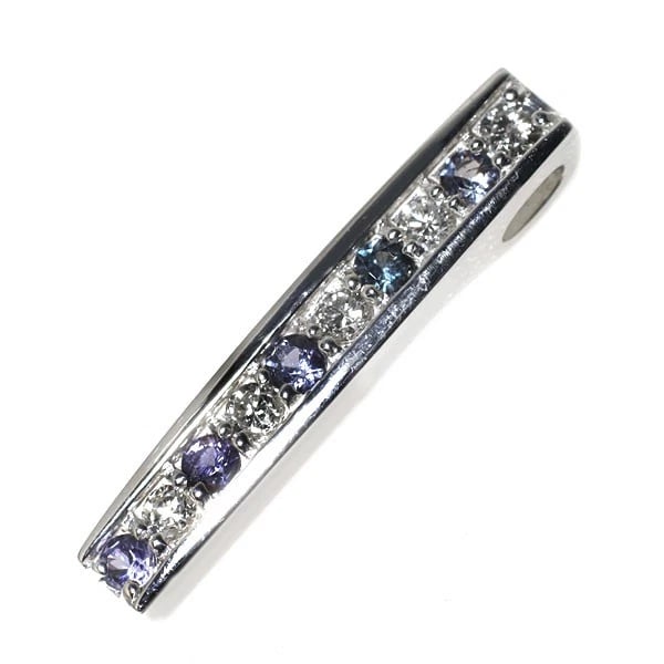 K18WG COLOR CHANGE GARNET DIAMOND PENDANT TOP: K18WG Color Change Garnet Diamond Pendant Top Brand: None Type: pendant top Material: Metal K18WG Main Stone/Creation Garnet Color: None Size: Length/Width/Diameter25.2Width/Thickness4.5 Accessor