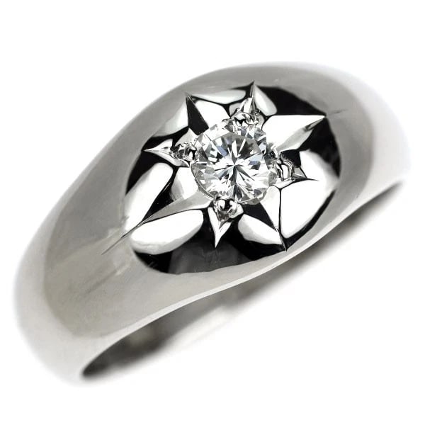 PT900 DIAMOND RING: Pt900 diamond ring Brand: None Type: ring Material: Metal Pt900 Main Stone/Creation Natural Color: None Size: 5.25 US Accessories: None Accessories Notice: When purchasing pre-owned goods,