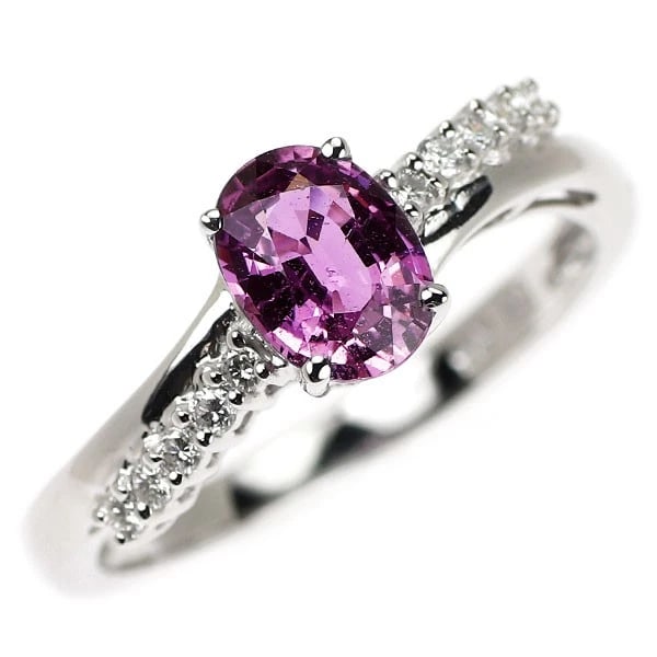 K14WG PURPLE SAPPHIRE DIAMOND RING: K14WG purple sapphire diamond ring Brand: None Type: ring Material: Metal K14WG Main Stone/Creation sapphires Color: None Size: 6 US Accessories: None Accessories Notice: When purchasing