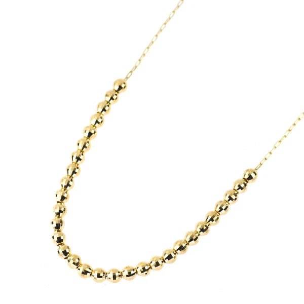 K18YG DESIGN NECKLACE: K18YG design necklace Brand: None Type: necklace Material: Metal K18YG Color: yellow Size: Necklace: Chain Length ?46Length/Width/Diameter2.8Width/Thickness80.0 Accessories: None Accessories