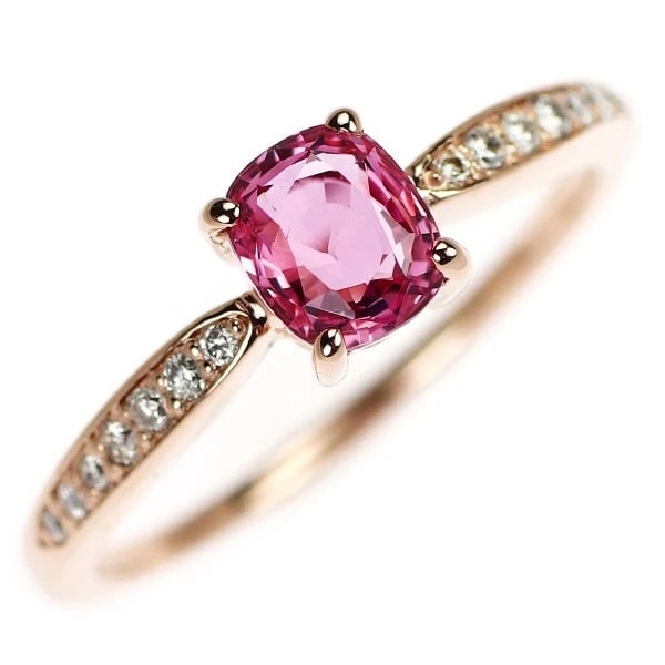 K18PG PAPARAZZI SAPPHIRE DIAMOND RING: K18PG paparazzi sapphire diamond ring Brand: None Type: ring Material: Metal K18PG Main Stone/Creation sapphires Color: None Size: 5.25 US Accessories: None Accessories Notice: When purcha