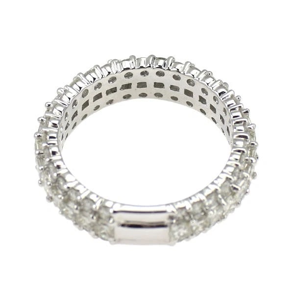 K18WG DIAMOND RING - 3