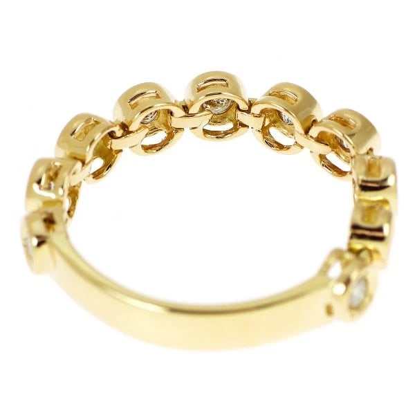 K18YG DIAMOND RING - 2