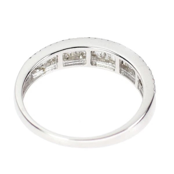 K18WG DIAMOND RING - 2