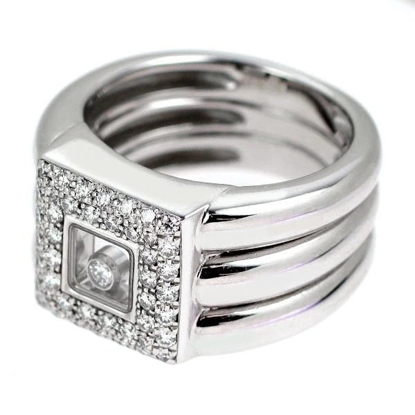 CHOPARD K18WG DIAMOND RING - 2