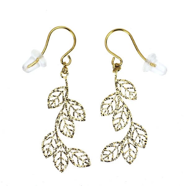 K18YG PLANT EARRING: K18YG plant earring Brand: None Type: piercing Material: Metal K18YG Color: None Size: Length/Width/Diameter34.0Width/Thickness11.5 Accessories: None Accessories Notice: When purchasing