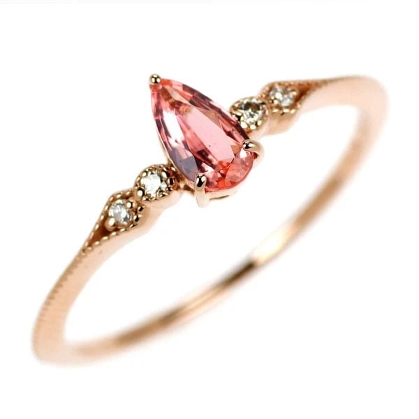 K18PG NIGERIAN VEILINENITE DIAMOND RING: K18PG Nigerian Veilinenite Diamond Ring Brand: None Type: ring Material: Metal K18PG Color: None Size: 6 US Accessories: None Accessories Notice: When purchasing pre-owned goods, please refer