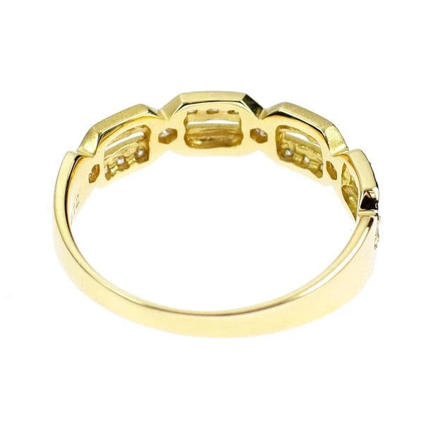 K18YG DIAMOND RING - 2